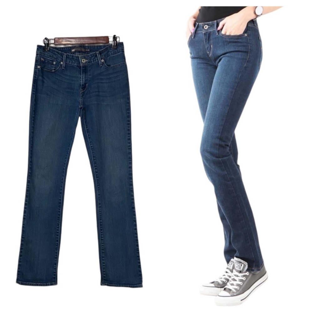 Levi’s Slight Curve Classic Rise Straight Jeans Blue